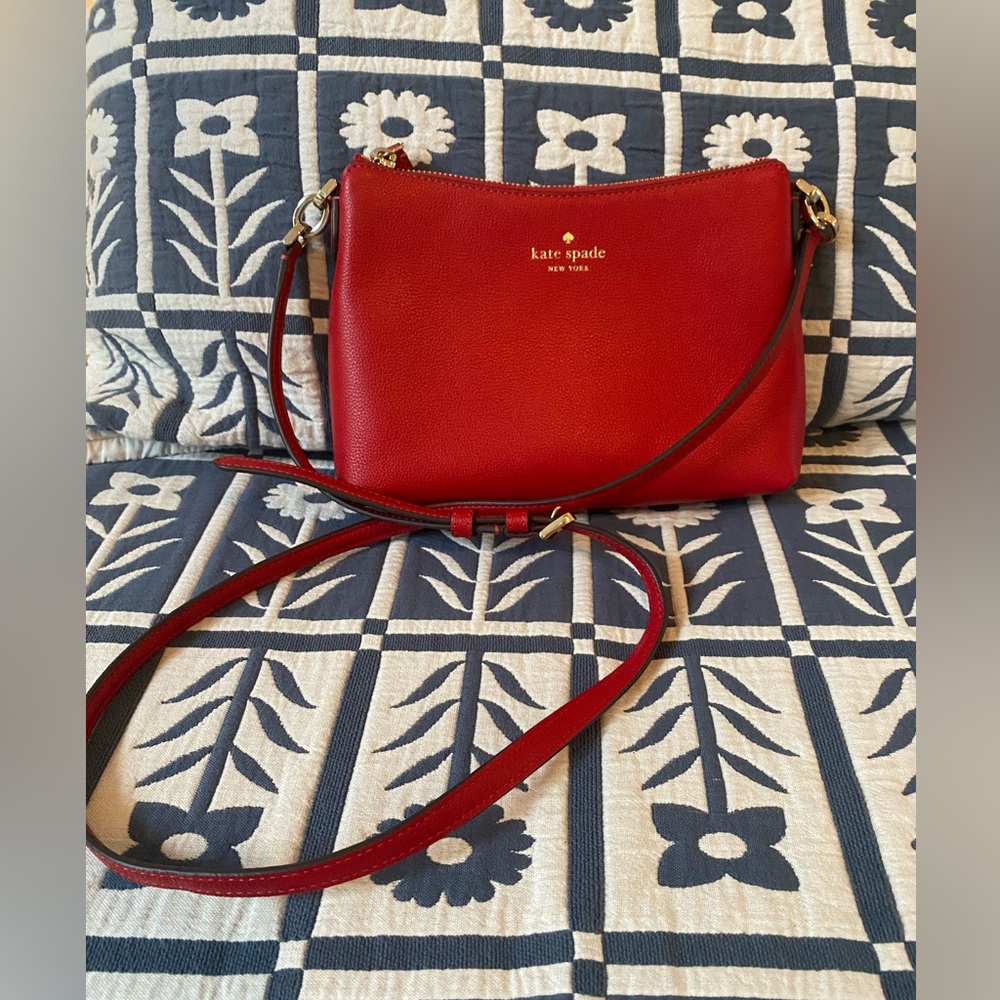 Kate Spade Lipstick Red Crossbody Purse